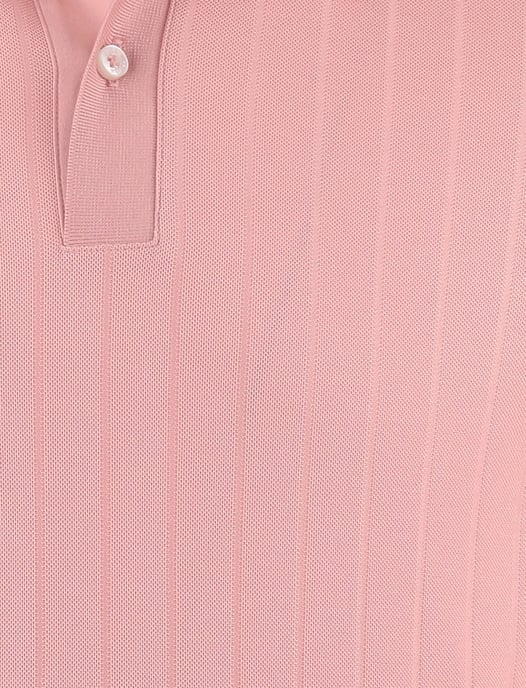 BOSS Black H-Parlay poloshirt roze strepen 2-knoops - Image 3