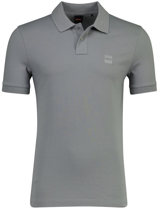 Zilverkleurig poloshirt BOSS Orange Passenger korte mouw - Image 1