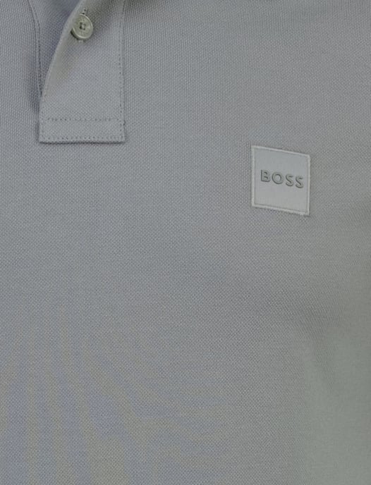 Zilverkleurig poloshirt BOSS Orange Passenger korte mouw - Image 3