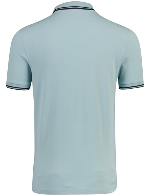 lichtblauw poloshirt Fred Perry normale fit 2-knoops katoen pique - Image 2