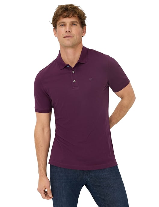 Brax poloshirt paars katoen korte mouw normale fit - Image 1