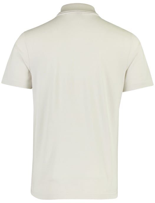 Creme poloshirt BOSS Orange Peoxford New kraagranden - Image 2