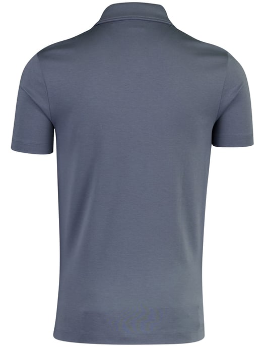 Poloshirt BOSS Black jersey blauw slim fit - Image 2
