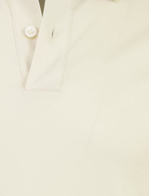 Creme lange mouw poloshirt 2-knoops Boss Black Slim Fit - Image 4
