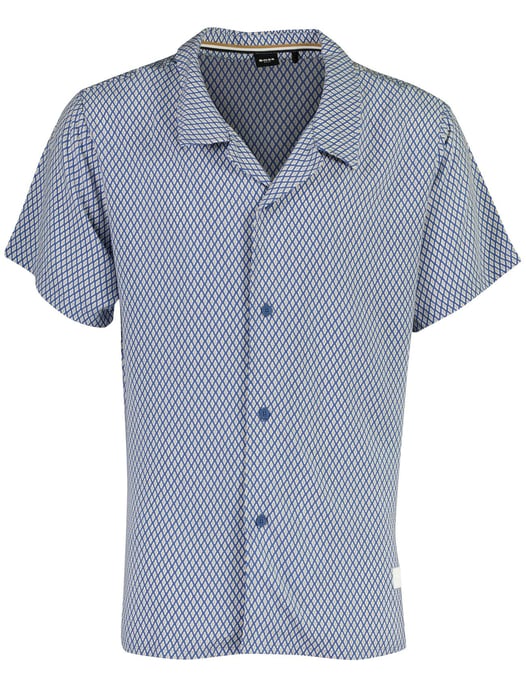 Hugo Boss BOSS Black overhemd blauw patroon - Image 1
