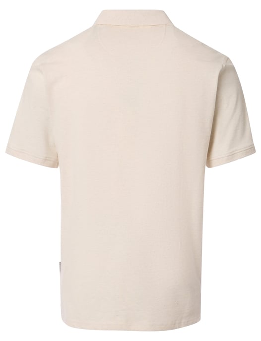 creme polo normale fit Casa Moda korte mouw 2-knoops - Image 2