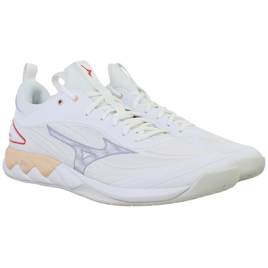 Mizuno Wave Luminous 3 Womens White Volleyball Shoes - Image 2