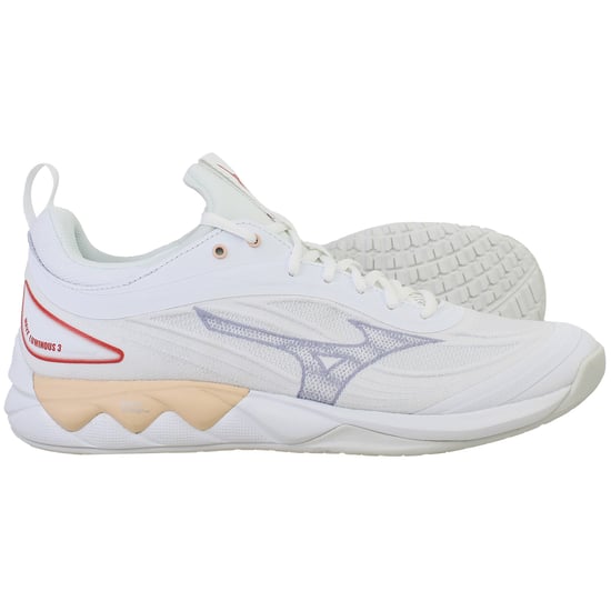 Mizuno Wave Luminous 3 Womens White Volleyball Shoes - Image 4