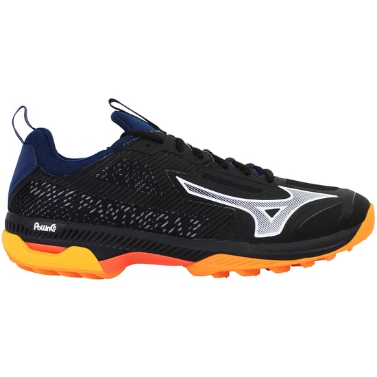 Mizuno Wave Panthera 2 Mens Black Hockey Shoes - Image 1