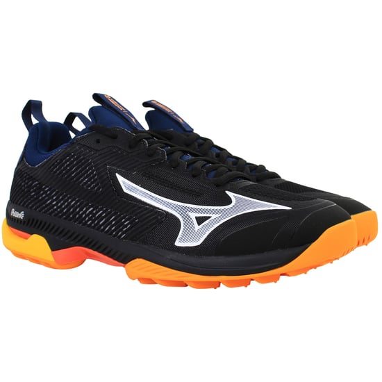 Mizuno Wave Panthera 2 Mens Black Hockey Shoes - Image 2