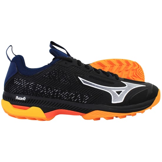 Mizuno Wave Panthera 2 Mens Black Hockey Shoes - Image 4