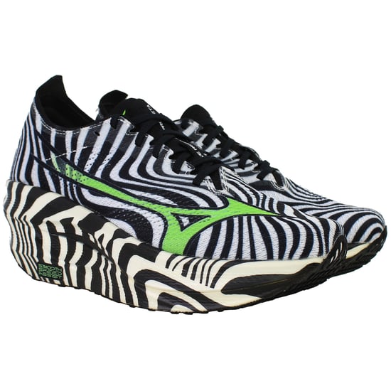 Mizuno Wave Rebellion Pro Beta Mens Black/White Running Shoes - Image 2