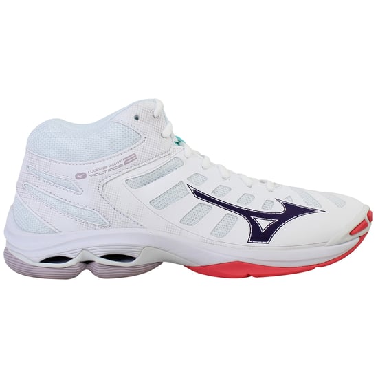 Mizuno Wave Voltage 2 Mid Womens White Volleyball Shoes - Image 1