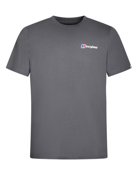 Berghaus Men's Short Sleeve Pinnacle Tee Grey - Image 2