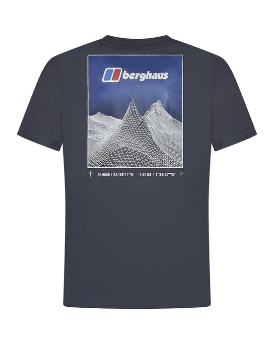 2 Pack Berghaus Men's Short Sleeve Pinnacle Tee Grey/Blue - Image 5