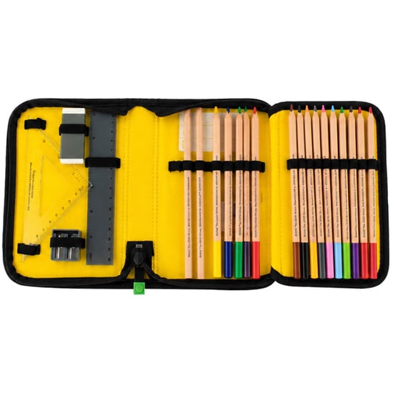 Lego Ninjago Kids Black/Green Pencil Case with Content - Image 3