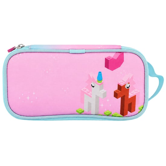 Lego 1L Iconic Sparkle Kids Pink/Blue Pencil Box - Image 1