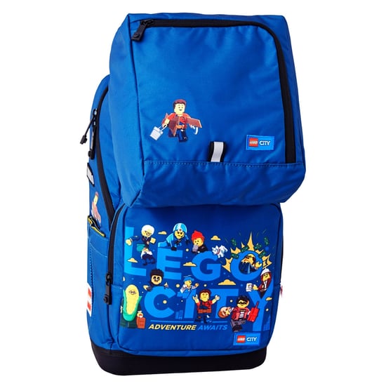 Lego 20L City Awaits Optimo Starter Kids Blue Backpack - Image 5