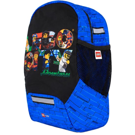 Lego 10L City Police Adventure Kids Black/Blue Backpack - Image 2