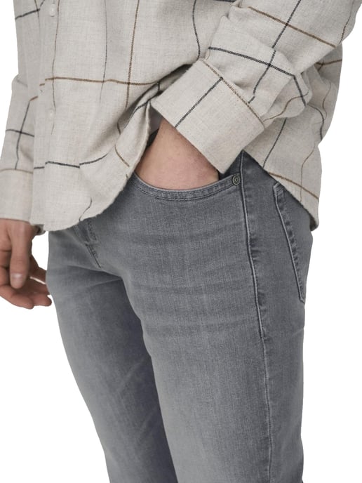 Only & Sons Slim fit gey denim model loom grey denim - Image 2