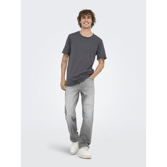 Only & Sons Onsedge performance mg 3823 dot dnm grey denim - Image 5