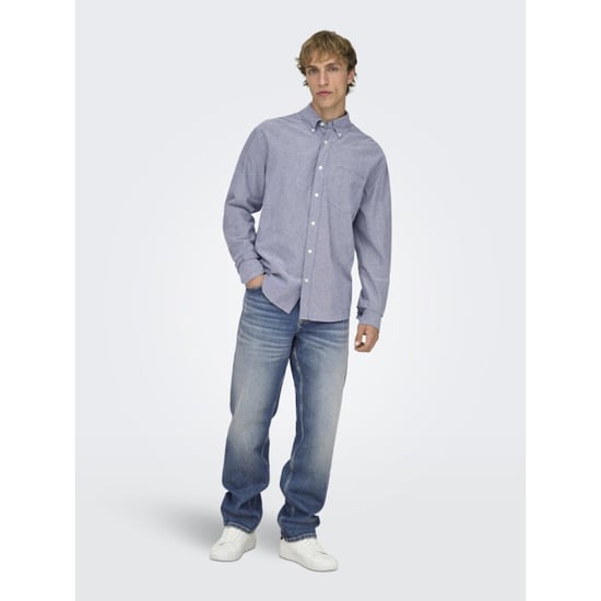 Only & Sons Onsedge performande dmb 6639 dot dnm blue denim - Image 4