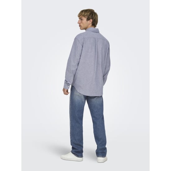 Only & Sons Onsedge performande dmb 6639 dot dnm blue denim - Image 5