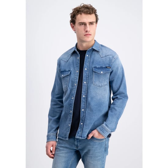 Gabbiano Heren overshirt avlon 3365312 4342 bleached blue - Image 1