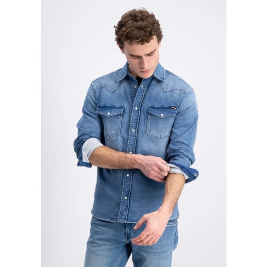 Gabbiano Heren overshirt avlon 3365312 4342 bleached blue - Image 4