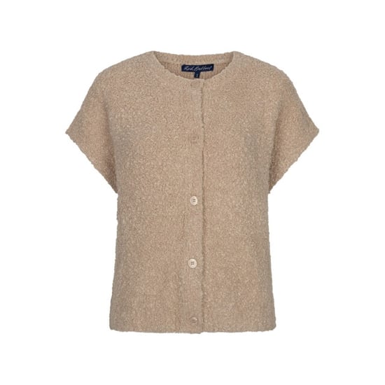 Red Button Rb sleeveless boucle latte - Image 1