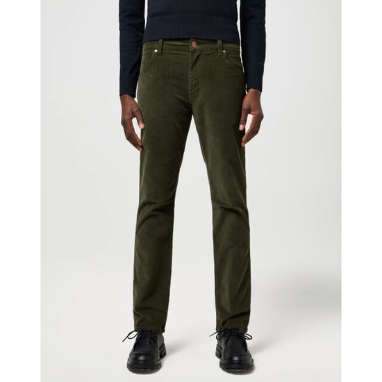 Wrangler Greensboro heren regular-fit corduroy forest night - Image 1