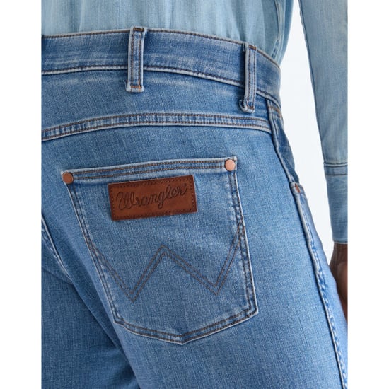 Wrangler Greensboro heren regular straight-fit jeans tabacco ice - Image 2