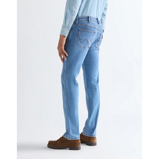 Wrangler Greensboro heren regular straight-fit jeans tabacco ice - Image 5