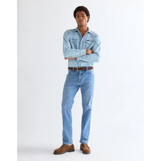 Wrangler Greensboro heren regular straight-fit jeans tabacco ice - Image 6