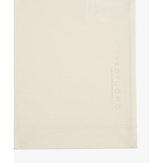 Profuomo Ppxt30002j t-shirt crew neck short sleeve raw white - Image 4