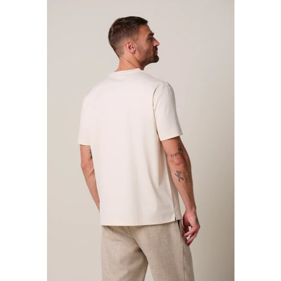 Profuomo Ppxt30002j t-shirt crew neck short sleeve raw white - Image 5