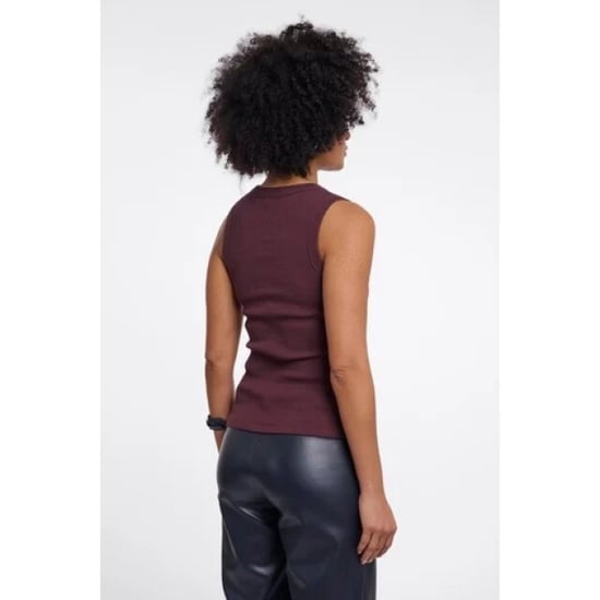 Rino & Pelle Drew.7002611 rino en pelle tanktop chocolate bean - Image 4
