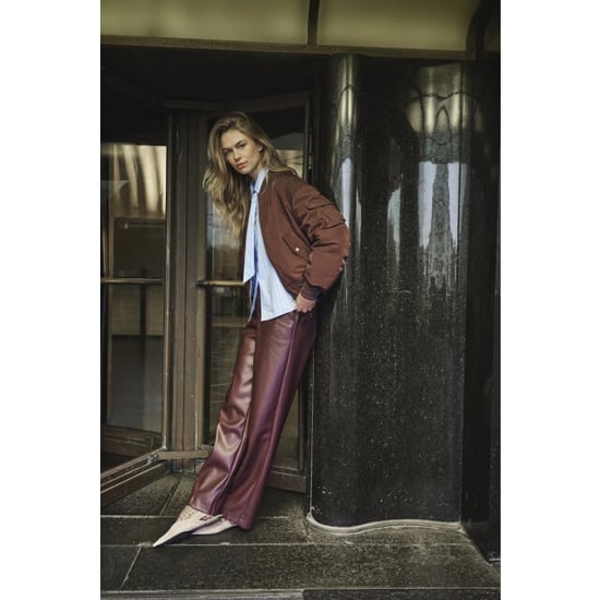 Rino & Pelle Djenna.7002611 rino en pelle bomber jacket fudge cloak and light blue - Image 5