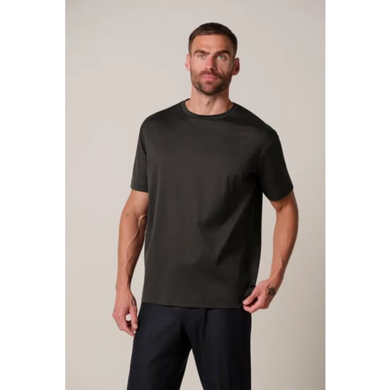 Profuomo Ppxt30002h t-shirt crew neck short sleeve dark brown - Image 1