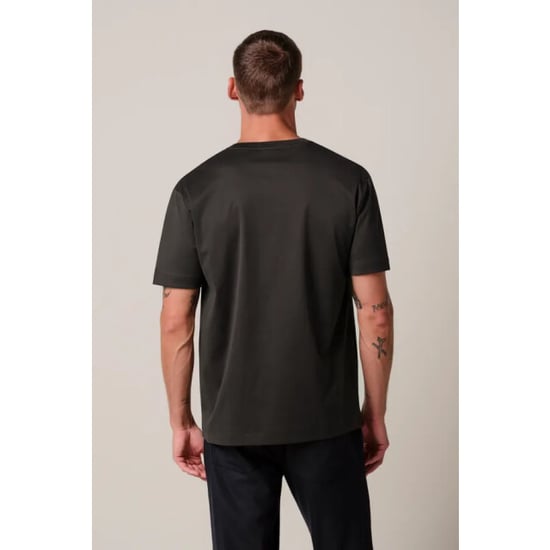 Profuomo Ppxt30002h t-shirt crew neck short sleeve dark brown - Image 2
