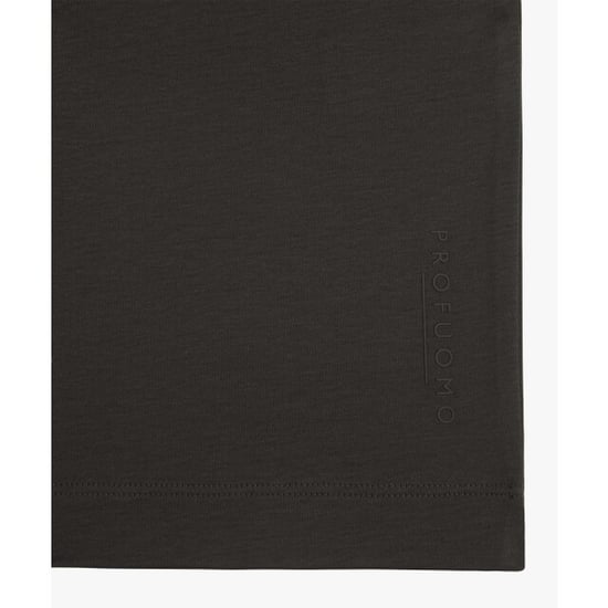 Profuomo Ppxt30002h t-shirt crew neck short sleeve dark brown - Image 4