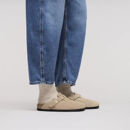 Birkenstock Boston suède smal voetbed unisex instapper - Image 3