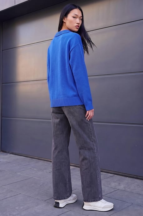 Collared Knit Jumper - Image 3