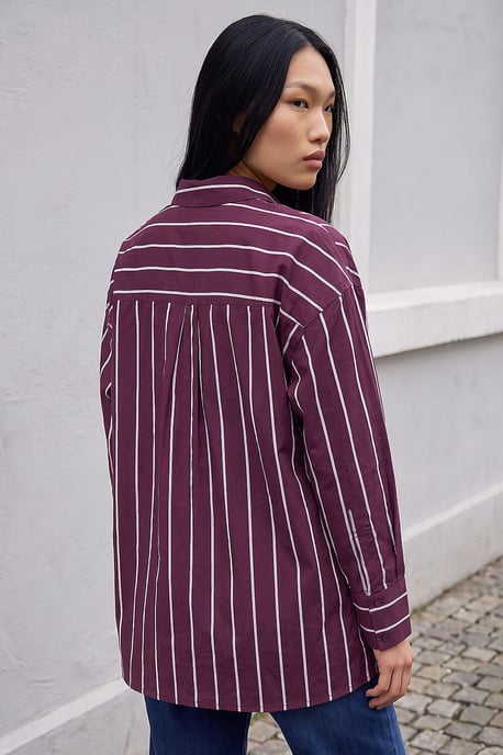 Stripe Oversized Shirt - Image 2