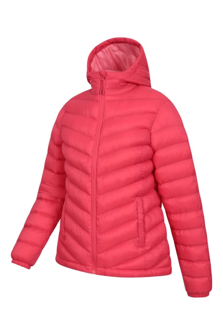 'Seasons' Women's Padded Jacket Water Resistant Insulated Winter Coat Coral - Image 3