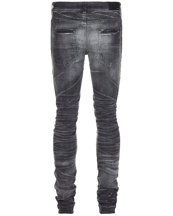 MX1 MX1 Leather Skinny Jeans Leather Jeans in Grey - Image 4