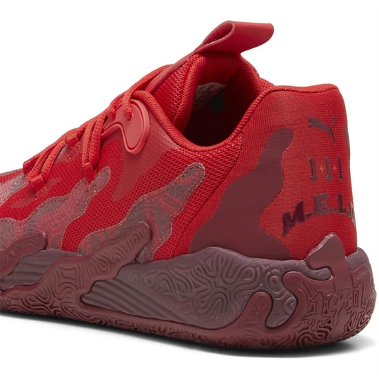 Men's Puma Mb.03 Lo Team Basketball Trainers in Team Regal Re - Image 6