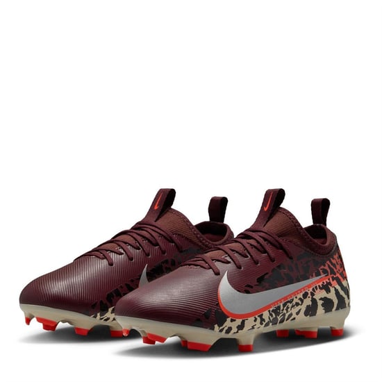 Boys Nike Zoom Mercurial Vapor 16 Juniors Firm Ground Football Boots in Burgundy/Print - Image 4