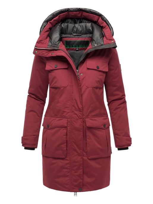 Navahoo Eissturm dames wintermantel met capuchon en fleecevoering - Image 1