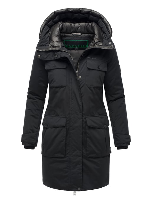 Navahoo Eissturm dames wintermantel met capuchon en fleecevoering - Image 1